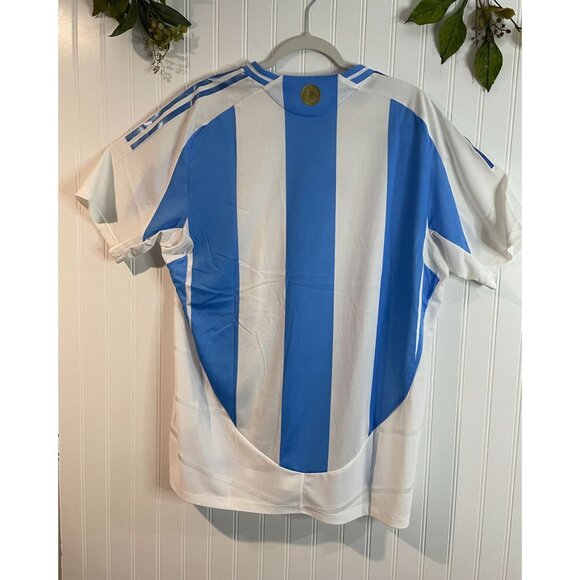 Argentina National Team FIFA 2022 Blue &White Jersey Adidas Heat.Rdy Slim Fit XL - Picture 5 of 16